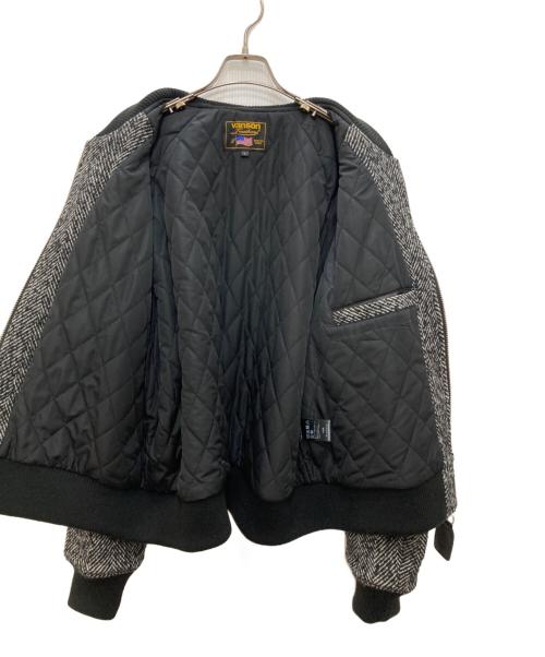 VANSON（バンソン）VANSON (バンソン) 417 by EDIFICE (417 バイ エディフィス) TWEED TEAM ジャケット ブラック サイズ:Ｌの古着・服飾アイテム