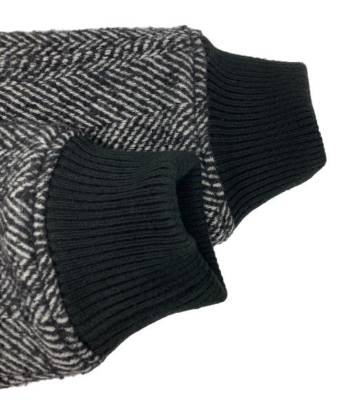 VANSON（バンソン）VANSON (バンソン) 417 by EDIFICE (417 バイ エディフィス) TWEED TEAM ジャケット ブラック サイズ:Ｌの古着・服飾アイテム