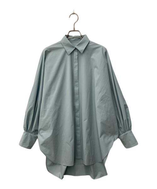 LE PHIL（ル フィル）LE PHIL (ル フィル) SOLOTEX ブロードブラウス ブルー サイズ:Freeの古着・服飾アイテム