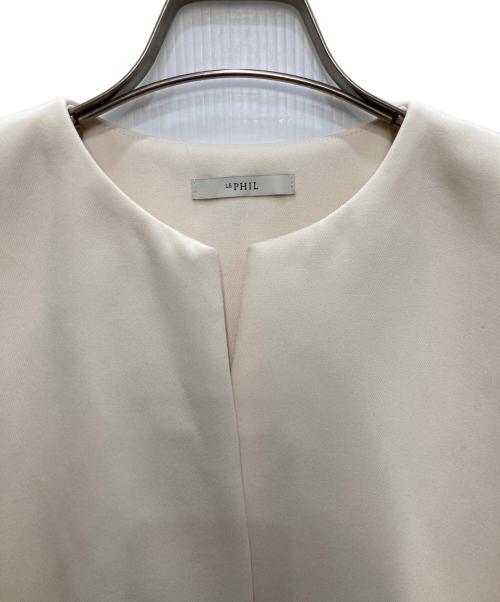 LE PHIL（ル フィル）LE PHIL (ル フィル) マトラッセトリプルクロスジレ ベージュ サイズ:FREEの古着・服飾アイテム