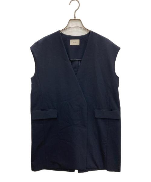 LE PHIL（ル フィル）LE PHIL (ル フィル) ドライウールジレ ネイビー サイズ:FREEの古着・服飾アイテム