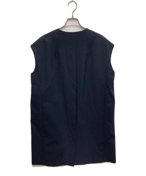 LE PHIL（ル フィル）LE PHIL (ル フィル) ドライウールジレ ネイビー サイズ:FREEの古着・服飾アイテム