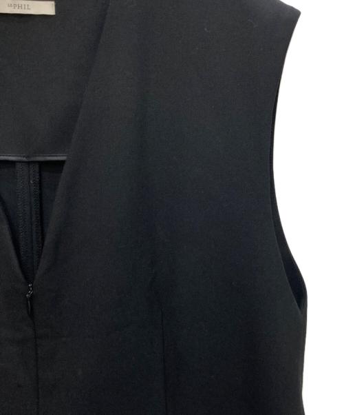 LE PHIL（ル フィル）LE PHIL (ル フィル) ポリエステルウールストレッチコンビネゾン ブラック サイズ:SIZE 0の古着・服飾アイテム