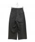 NOUNLESS (ナウンレス) CHECK RELAX WIDE PANTS グレー サイズ:size2：8000円