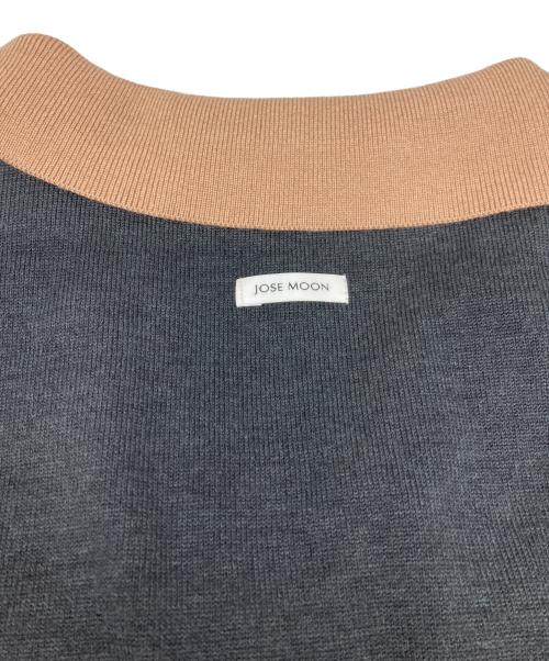 JOSE MOON（ジョゼムーン）JOSE MOON (ジョゼムーン) MOON LAYERED VNECK KNIT グレー サイズ:Fの古着・服飾アイテム