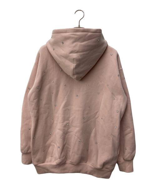 darich（ダーリッチ）darich (ダーリッチ) DDロゴビジュージップパーカー ピンク サイズ:Freeの古着・服飾アイテム