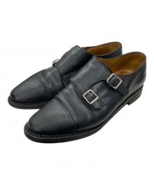 JOHN LOBB（ジョンロブ）の古着「william ダブルモンクシューズ」｜ブラック