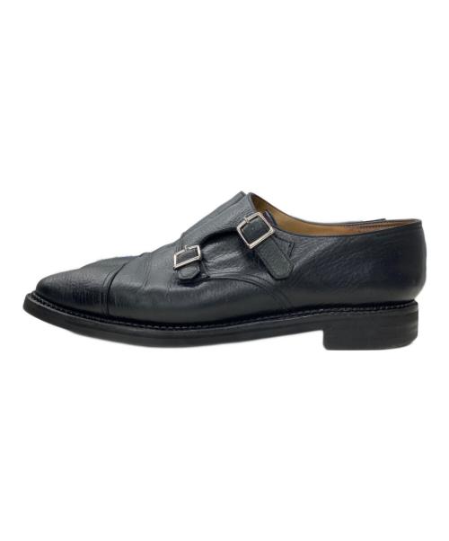 JOHN LOBB（ジョンロブ）JOHN LOBB (ジョンロブ) william ダブルモンクシューズ ブラック サイズ:SIZE 8Eの古着・服飾アイテム