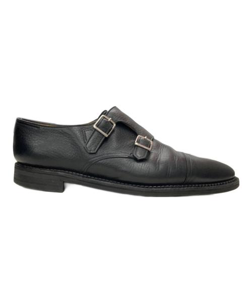 JOHN LOBB（ジョンロブ）JOHN LOBB (ジョンロブ) william ダブルモンクシューズ ブラック サイズ:SIZE 8Eの古着・服飾アイテム