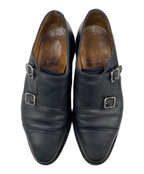 JOHN LOBB（ジョンロブ）JOHN LOBB (ジョンロブ) william ダブルモンクシューズ ブラック サイズ:SIZE 8Eの古着・服飾アイテム