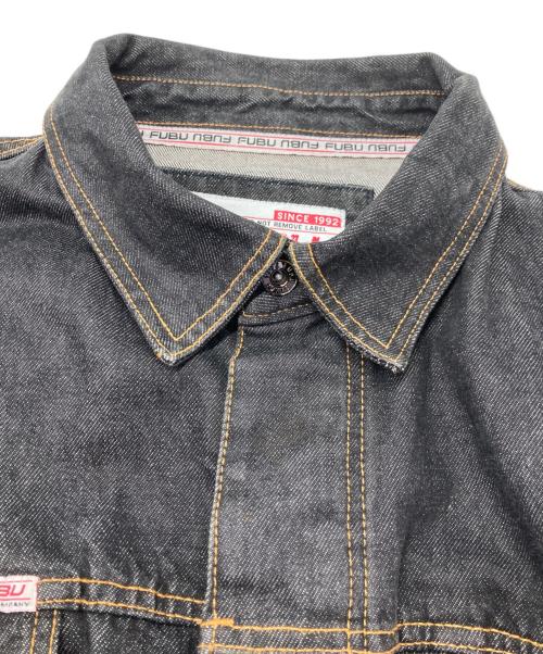 FUBU（フブ）FUBU (フブ) ビッグシルエット刺繍デニムジャケット インディゴ サイズ:XXLの古着・服飾アイテム