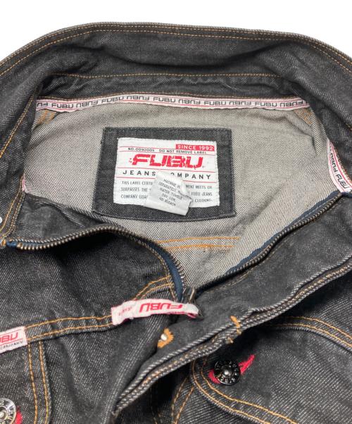 FUBU（フブ）FUBU (フブ) ビッグシルエット刺繍デニムジャケット インディゴ サイズ:XXLの古着・服飾アイテム