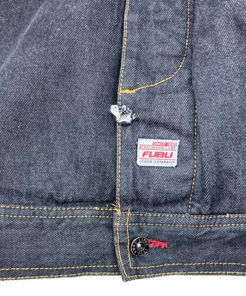 FUBU（フブ）FUBU (フブ) ビッグシルエット刺繍デニムジャケット インディゴ サイズ:XXLの古着・服飾アイテム