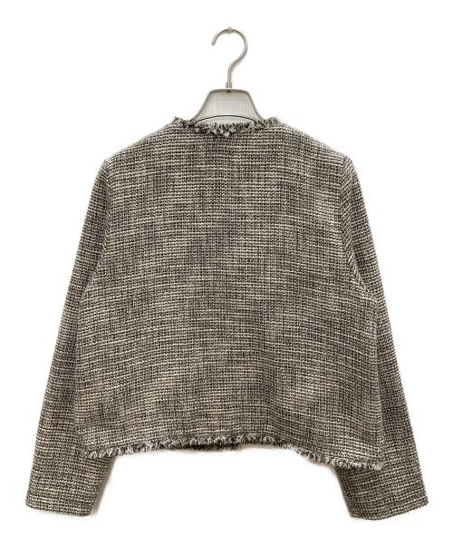 SHIPS（シップス）SHIPS (シップス) ツイードジャケット グレー サイズ:36の古着・服飾アイテム