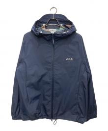 A.P.C.×asics（アーペーセー×アシックス）の古着「マウンテンパーカー」｜ネイビー