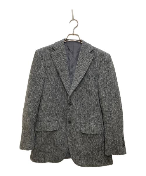ATELIER MADE（アトリエメイド）ATELIER MADE (アトリエメイド) Harris Tweed (ハリスツイード) ツイードテーラードジャケット グレー サイズ:A5の古着・服飾アイテム