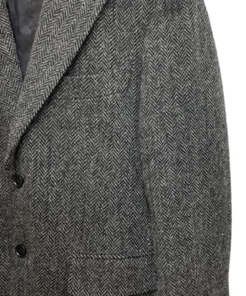 ATELIER MADE（アトリエメイド）ATELIER MADE (アトリエメイド) Harris Tweed (ハリスツイード) ツイードテーラードジャケット グレー サイズ:A5の古着・服飾アイテム