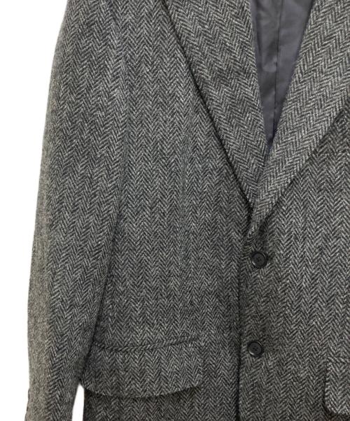 ATELIER MADE（アトリエメイド）ATELIER MADE (アトリエメイド) Harris Tweed (ハリスツイード) ツイードテーラードジャケット グレー サイズ:A5の古着・服飾アイテム