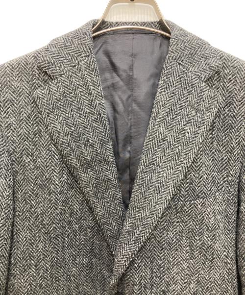 ATELIER MADE（アトリエメイド）ATELIER MADE (アトリエメイド) Harris Tweed (ハリスツイード) ツイードテーラードジャケット グレー サイズ:A5の古着・服飾アイテム