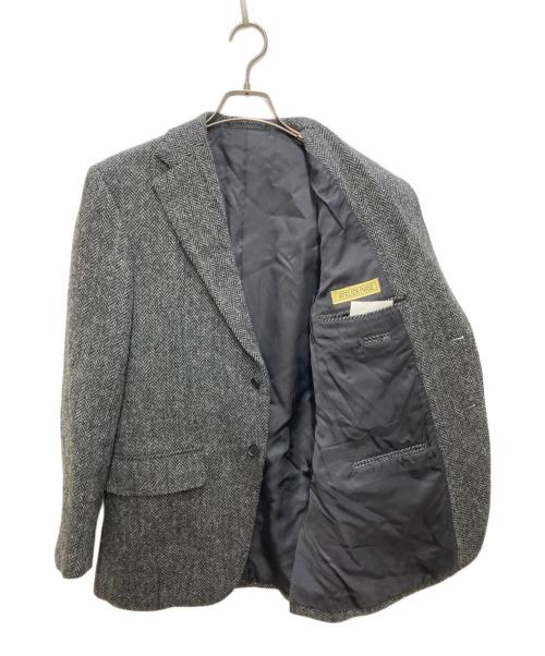 ATELIER MADE（アトリエメイド）ATELIER MADE (アトリエメイド) Harris Tweed (ハリスツイード) ツイードテーラードジャケット グレー サイズ:A5の古着・服飾アイテム