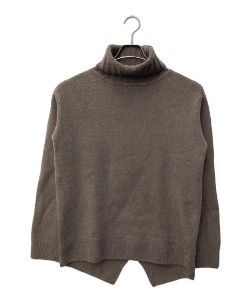 MUSE（ミューズ）MUSE (ミューズ) JADE タートルネックプルオーバー ブラウン サイズ:Freeの古着・服飾アイテム