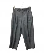 COMME des GARCONS HOMMEコムデギャルソン オム）の古着「2タックワイドスラックス」｜グレー