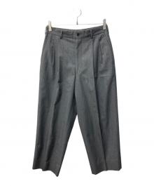 COMME des GARCONS HOMME（コムデギャルソン オム）の古着「2タックワイドスラックス」｜グレー