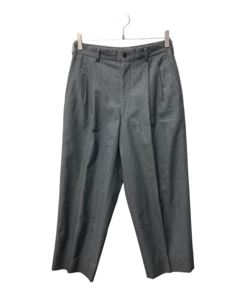 COMME des GARCONS HOMME（コムデギャルソン オム）COMME des GARCONS HOMME (コムデギャルソン オム) 2タックワイドスラックス グレー サイズ:Sの古着・服飾アイテム