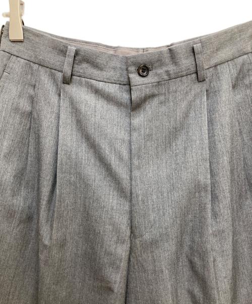COMME des GARCONS HOMME（コムデギャルソン オム）COMME des GARCONS HOMME (コムデギャルソン オム) 2タックワイドスラックス グレー サイズ:Sの古着・服飾アイテム