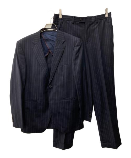 PAUL SMITH（ポールスミス）PAUL SMITH (ポールスミス) ERMENEGILDO ZEGNA (エルメネジルド・ゼニア) セットアップスーツ ネイビー サイズ:Mの古着・服飾アイテム