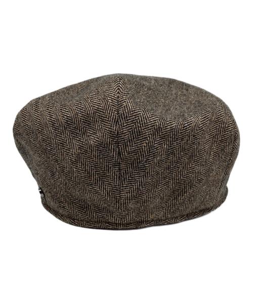 STETSON（ステットソン）STETSON (ステットソン) カシミヤ混ヘリンボーンキャスケット ベージュの古着・服飾アイテム