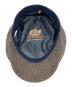 中古・古着 STETSON (ステットソン) カシミヤ混ヘリンボーンキャスケット ベージュ：7000円