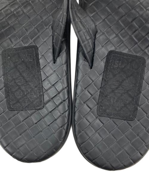 ISLAND SLIPPER（アイランドスリッパ）ISLAND SLIPPER (アイランドスリッパ) BEAMS (ビームス) 別注レザー トング サンダル ブラック サイズ:10の古着・服飾アイテム