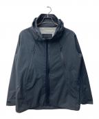 DESCENTE ALLTERRAINデザイント オルテライン）の古着「HARD SHELL JACKET CREAS」｜グレー
