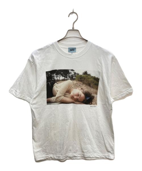 GDC（ジーディーシー）GDC (ジーディーシー) Bjork by Kevin Cummins (ビョーク ケヴィン・カミンズ) Color Tee ホワイト サイズ:Lの古着・服飾アイテム