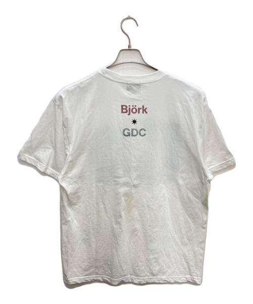 GDC（ジーディーシー）GDC (ジーディーシー) Bjork by Kevin Cummins (ビョーク ケヴィン・カミンズ) Color Tee ホワイト サイズ:Lの古着・服飾アイテム