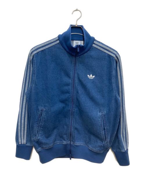 adidas（アディダス）adidas (アディダス) デニム ファイヤーバード トラックトップ インディゴ サイズ:XL 未使用品の古着・服飾アイテム