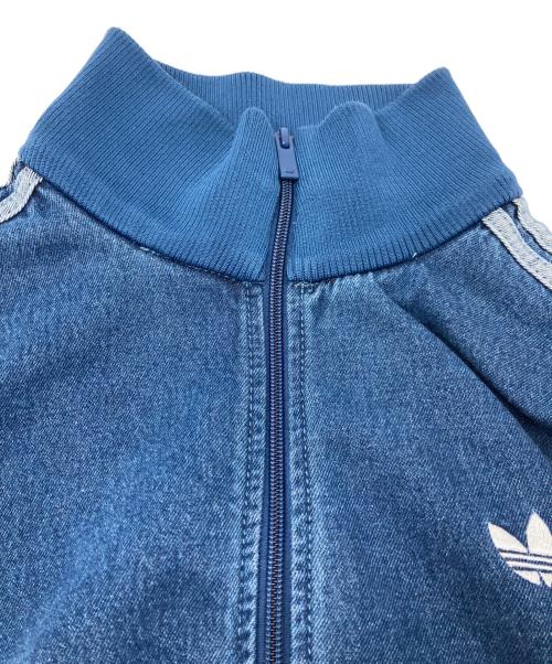 adidas（アディダス）adidas (アディダス) デニム ファイヤーバード トラックトップ インディゴ サイズ:XL 未使用品の古着・服飾アイテム