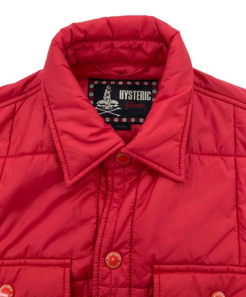 Hysteric Glamour（ヒステリックグラマー）Hysteric Glamour (ヒステリックグラマー) 中綿ジャケット レッド サイズ:Sの古着・服飾アイテム