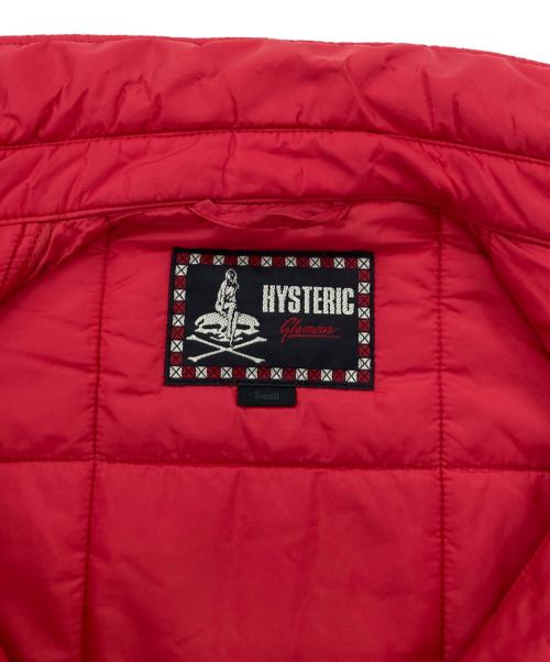 Hysteric Glamour（ヒステリックグラマー）Hysteric Glamour (ヒステリックグラマー) 中綿ジャケット レッド サイズ:Sの古着・服飾アイテム