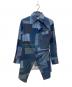 Vivienne Westwood man（ヴィヴィアン ウェストウッド マン）の古着「パッチワークロングシャツ」｜ネイビー
