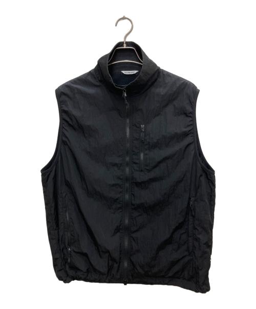 SUMARI（シュマリ）SUMARI (シュマリ) NYLON SHELL VEST ブラック サイズ:1の古着・服飾アイテム