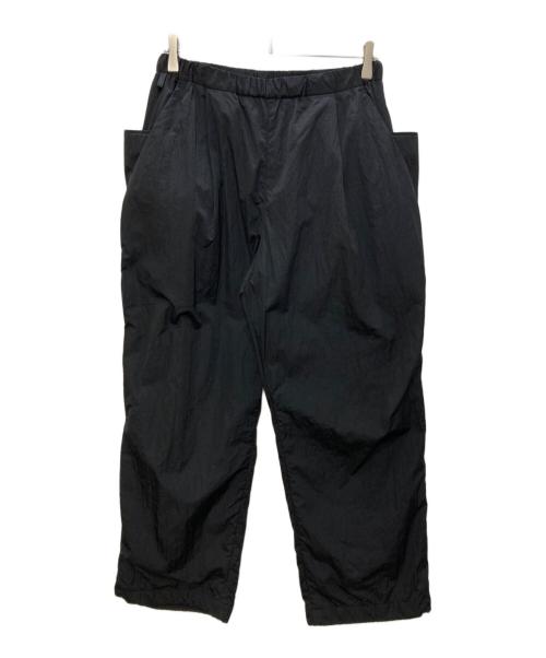 SUMARI（シュマリ）SUMARI (シュマリ) NYLON WIDE TAPERED EASY PANTS ブラック サイズ:1の古着・服飾アイテム