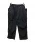 SUMARI（シュマリ）の古着「NYLON WIDE TAPERED EASY PANTS」｜ブラック