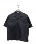 AURALEEオーラリー）の古着「SELVEDGE WEATHER CLOTH HALF SLEEVED SHIRTS」｜ブラック