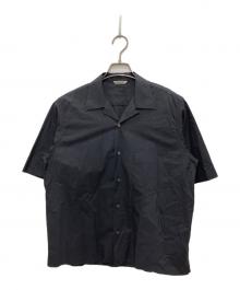 AURALEE（オーラリー）の古着「SELVEDGE WEATHER CLOTH HALF SLEEVED SHIRTS」｜ブラック
