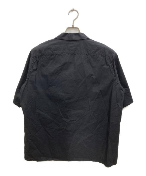 AURALEE（オーラリー）AURALEE (オーラリー) SELVEDGE WEATHER CLOTH HALF SLEEVED SHIRTS ブラック サイズ:3の古着・服飾アイテム