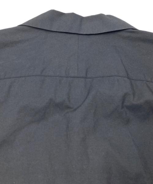 AURALEE（オーラリー）AURALEE (オーラリー) SELVEDGE WEATHER CLOTH HALF SLEEVED SHIRTS ブラック サイズ:3の古着・服飾アイテム