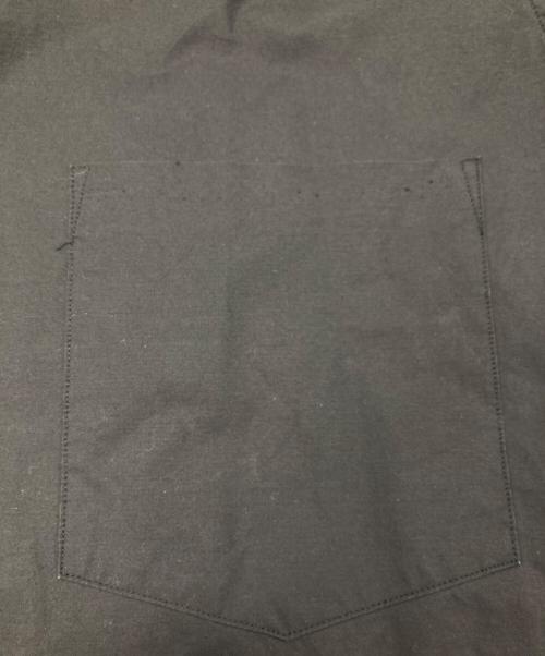 AURALEE（オーラリー）AURALEE (オーラリー) SELVEDGE WEATHER CLOTH HALF SLEEVED SHIRTS ブラック サイズ:3の古着・服飾アイテム