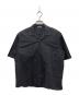 AURALEE（オーラリー）の古着「SELVEDGE WEATHER CLOTH HALF SLEEVED SHIRTS」｜ブラック